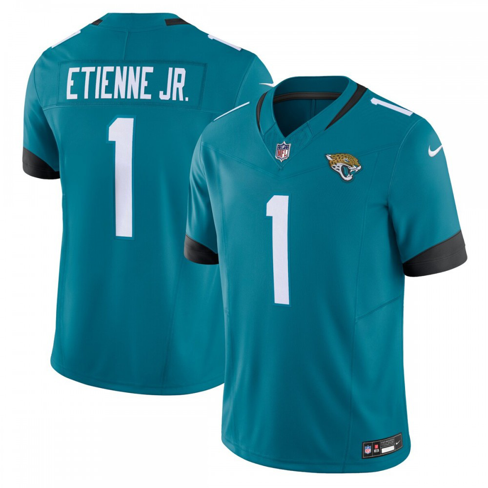 Travis Etienne Jacksonville Jaguars Nike Vapor F.U.S.E. Limited Jersey - Teal-GridironStore